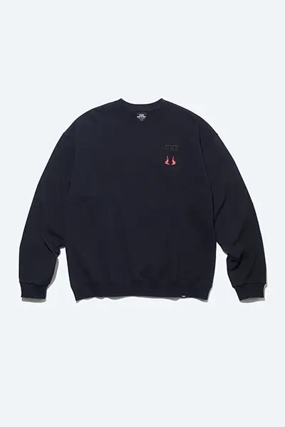「TOGA × VANS」コラボスウェットシャツ「Sweatshirt VANS SP（Black）」