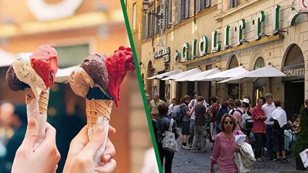 イタリア・ローマ発のジェラートブランド「Giolitti」のジェラートと店舗イメージ