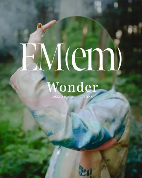 大社カリンさんが手掛けるルームウェアブランド「EM(em)」の2023AWコレクションの展示会『EM(em) Vol.1 Wonder』