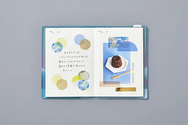 文房具ブランド「HITOTOKI」から生まれたデコレーションシール「COFFRET」を使った手帳アレンジ