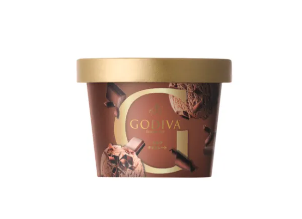 コンビニで買えるGODIVAの「カップアイス」パリパリ食感が楽しめる新作「ミルクチョコレート」