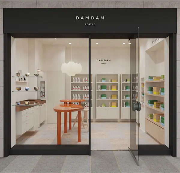 京都・祇園にオープンする「DAMDAM TOKYO」初の直営店