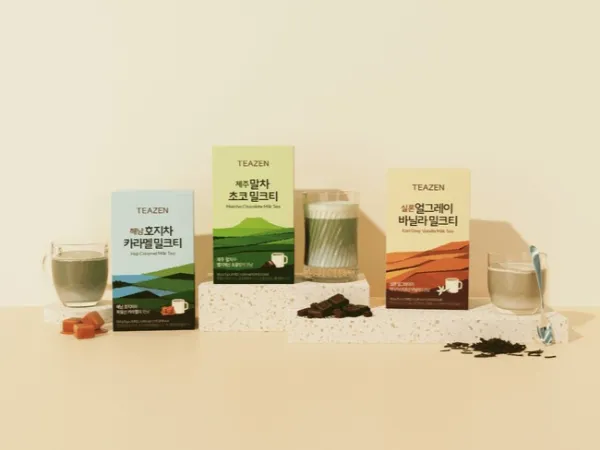 韓国発のティーブランド「TEAZEN」のスティックタイプのプレミアムミルクティー3種類