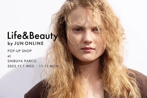東京・渋谷PARCOで開催される「Life&Beauty by JUN ONLINE」のポップアップのイメージビジュアル
