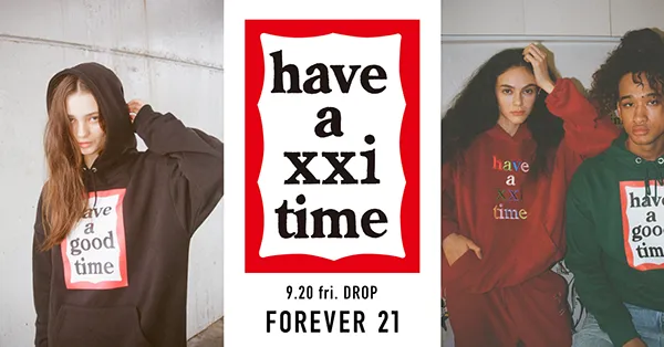 FOREVER 21とhave a good timeのコラボコレクションのビジュアル写真