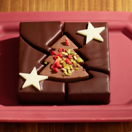 横浜発のチョコレートブランド「VANILLABEANS」のクリスマス限定「パズルショコラ・クリスマスツリー」