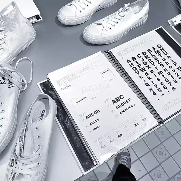 原宿にある「White atelier BY CONVERSE」の店内の様子