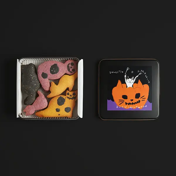「ukafe」で販売中の「ハロウィン限定猫クッキー」