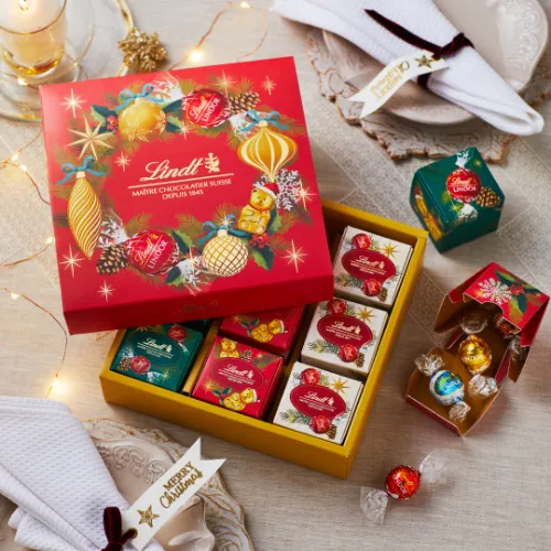 スイス発プレミアムチョコレートブランド「リンツ」のクリスマス限定「リンツ シェアリングボックス」
