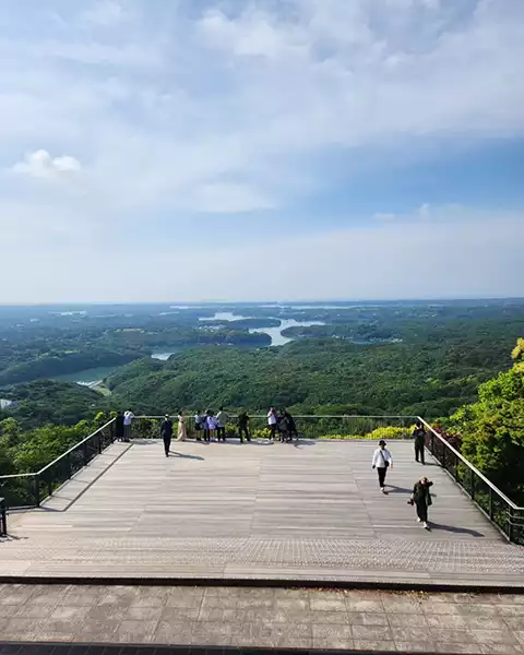 三重県にある「横山展望台」から見た絶景