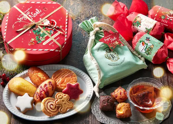 サンタのパッケージにほっこり…。クリスマスギフトに「ビスキュイテリエ ブルトンヌ」の焼き菓子はいかが？
