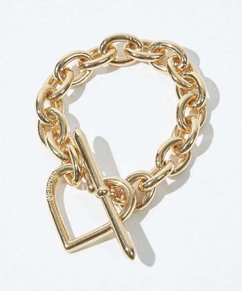 「BASICKS」の「Heart Bracelet Medium Link」