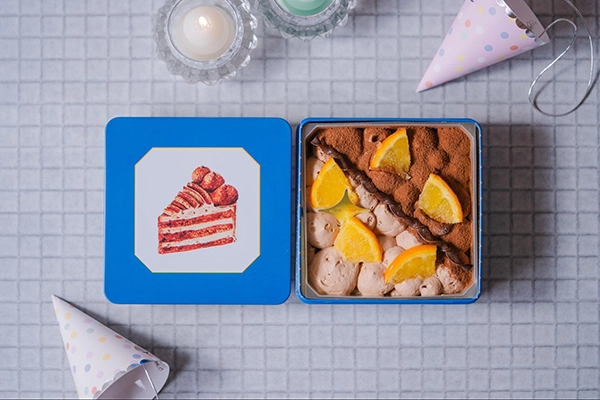 SWEETS CAN Chocolate cake-スイーツ缶 チョコレートケーキ-【DADACA×Cake.jp】