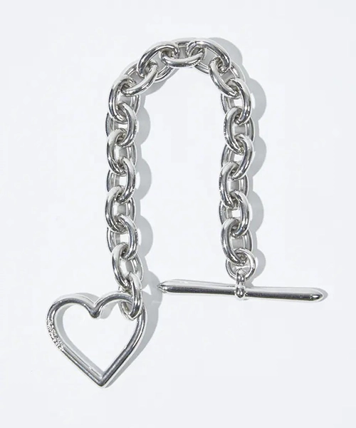 「BASICKS」の「Heart Bracelet Small Link」