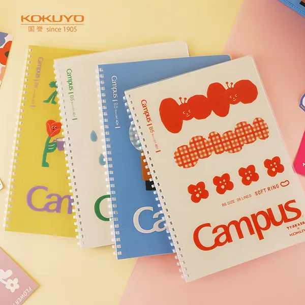 「TYAKASHA」と「KOKUYO CHINA」のコラボアイテム「キャンパスソフトリングノート（コクヨ）」