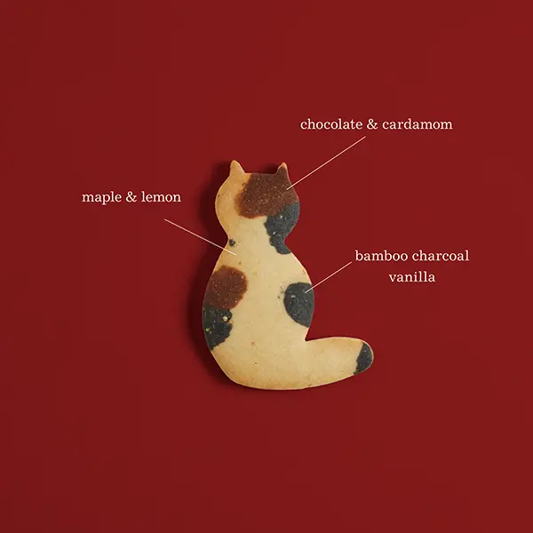 「ukafe」の「クリスマス限定猫クッキー」