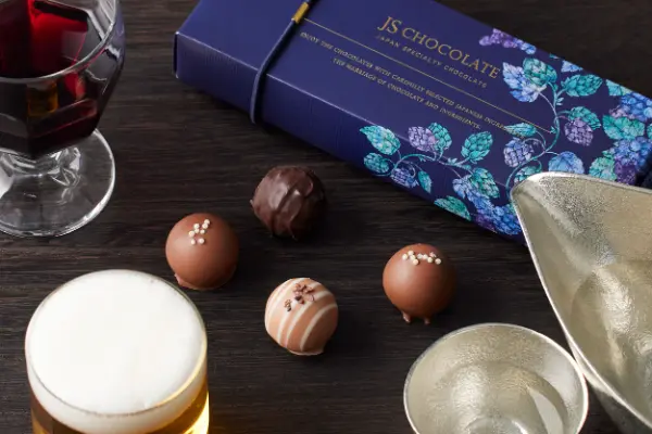 日本のこだわり素材を使ったショコラトリー「ジェイズチョコレート」のバレンタイン限定「お酒のトリュフショコラ」