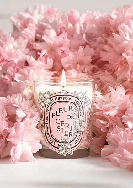DIPTYQUEの春限定キャンドルの「Fleur de Cerisier」