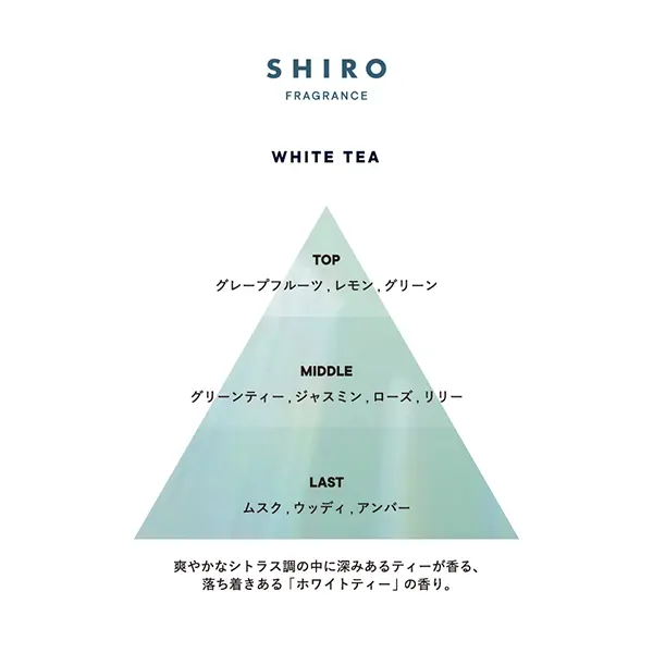 SHIROの「ホワイトティー フレグランスポプリ」INSENCE TONE