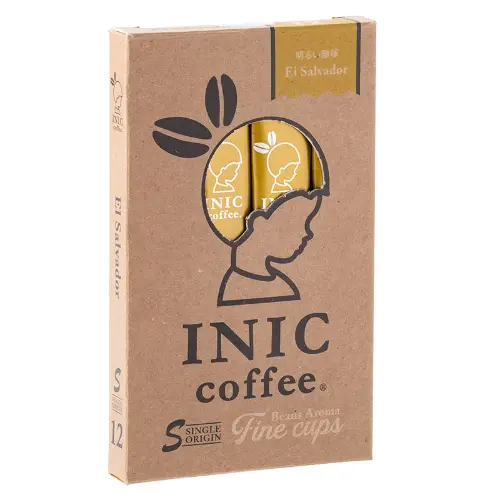 ドリップド・コーヒーパウダーブランド「INIC coffee」シングルオリジンコーヒー「Beans Aroma ファインカップス エルサルバドル」
