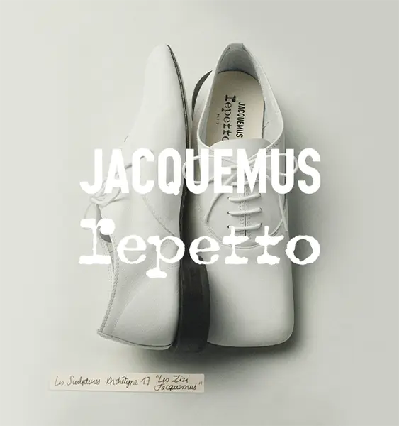 レペットとジャックムスによるコラボシューズ「Zizi Jacquemus BLANC」