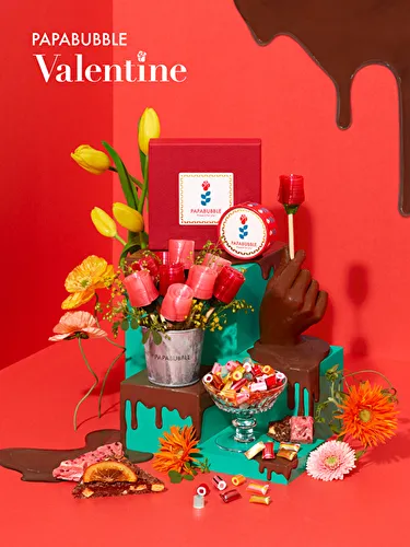 クラフトキャンディ専門店「パパブブレ」のバラをテーマにしたバレンタインアイテム全8種類