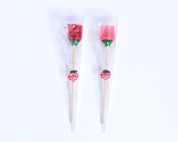 クラフトキャンディ専門店「パパブブレ」のバラをテーマにしたバレンタインアイテム「フラワーギフトロリポップ」