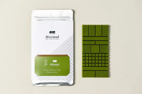 スペシャルティチョコレート専門店「Minimal」と茶葉ブランド「EN TEA」がコラボしたバレンタイン限定の緑茶チョコレート