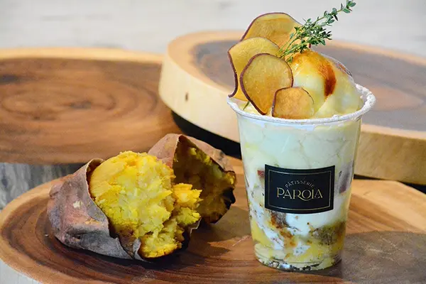 「Pâtisserie PAROLA」の「さつまいものパフェ」