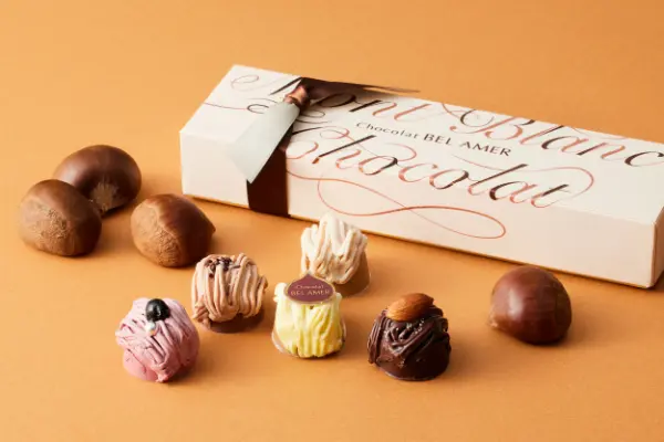 ショコラ専門店「ベルアメール」2024のショコラコレクション「モンブランショコラ」