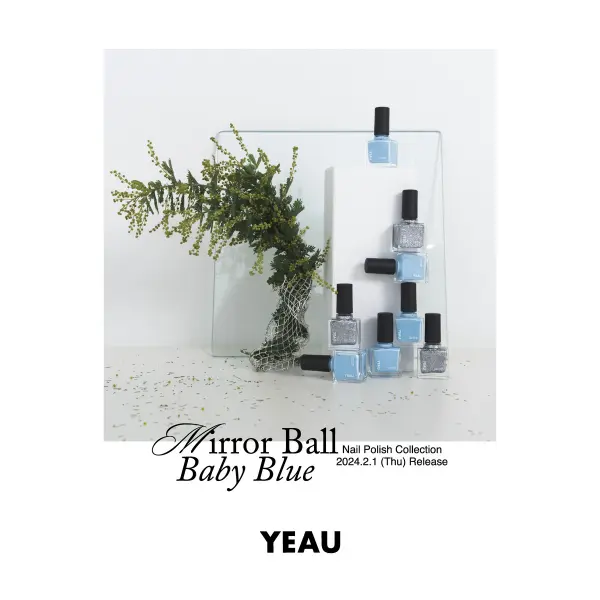 コスメブランド「YEAU（ヨウ）」のネイルポリッシュビジュアル