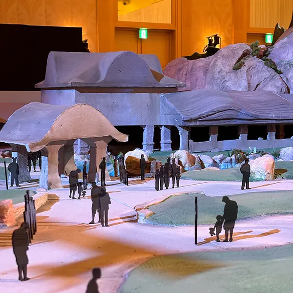 東京ディズニーシー「ファンタジースプリングス」の「ラプンツェルの森」模型