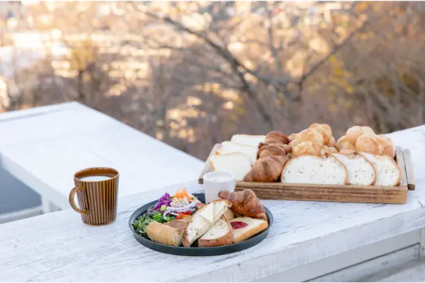 福井市の足羽山に土日祝の朝限定でオープンする「足羽山モーニングベーカリー」のモーニングメニュー