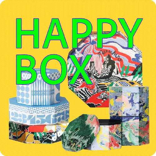 陶磁器メーカー「マルヒロ」のオンライン陶器市で販売される「HAPPY BOX」