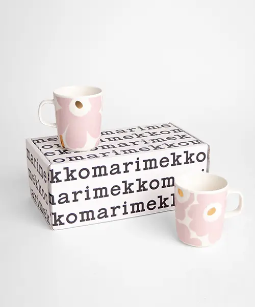 「Marimekko」「by R」の特別商品「Unikko マグカップセット」