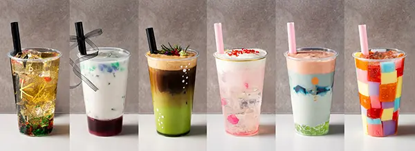 大阪のアートカフェ・unimoccのモクテル風ドリンク「ART mock drink」