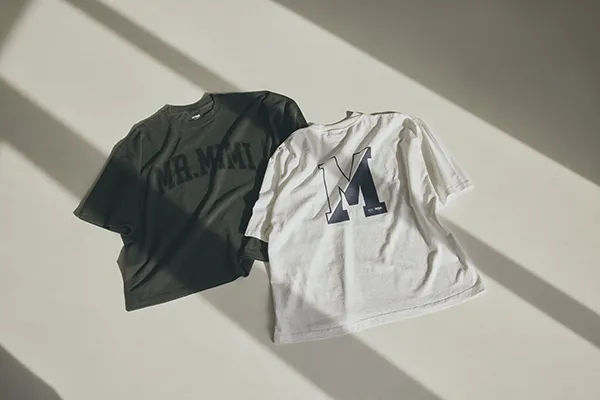 MR.mimi33とis-nessのコラボアイテムの「『MR.mimi33×is-ness』T-shirt」