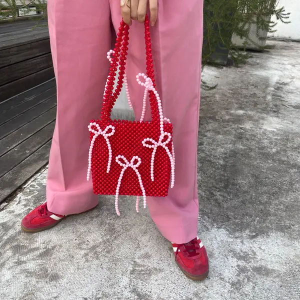 「TOOS」の「ribbon toto bag」