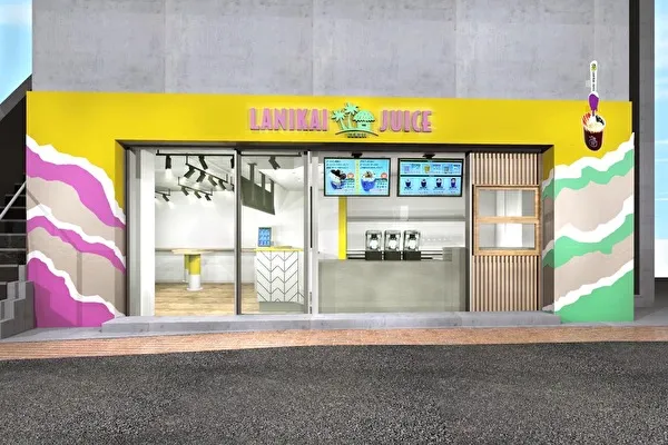 ハワイNO.1のアサイーボウル専門店「ラニカイジュース」の日本2号店、表参道店の外観イメージ