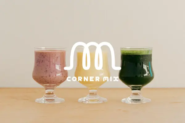 京都のミックスジュース専門店「CORNER MIX」のミックスジュースイメージ