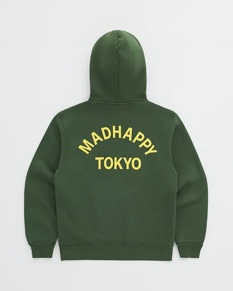Madhappyのポップアップストアの『office madhappy featuring LOCAL OPTIMIST , PANTRY & HOTEL DRUGS』限定で展開されている「TOKYO EXCLUSIVE HOODIE」