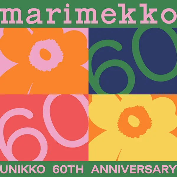 「Marimekko」が銀座松屋で開催している『Unikko 60th anniversary ポップアップショップ』