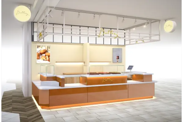 焼き菓子専門店「Buttery」の新店舗・大名古屋ビルヂング店の店舗イメージ