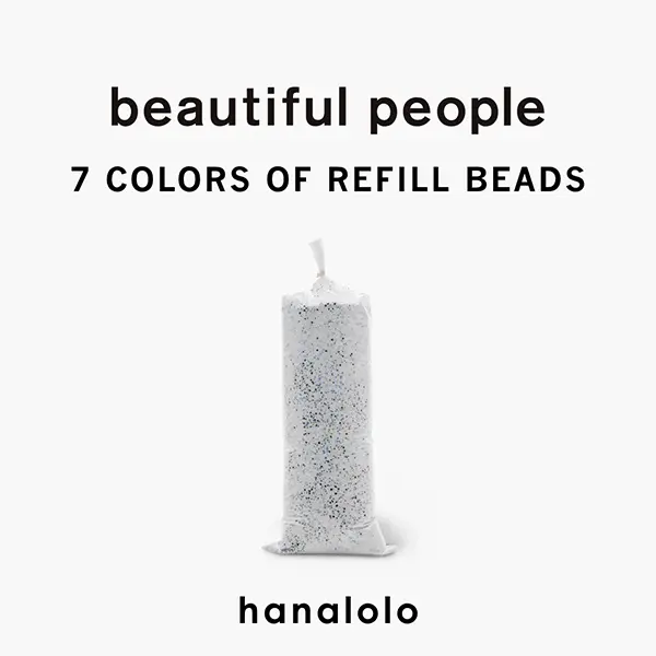 「beautiful people × hanalolo」の「補充用７色カラービーズ」