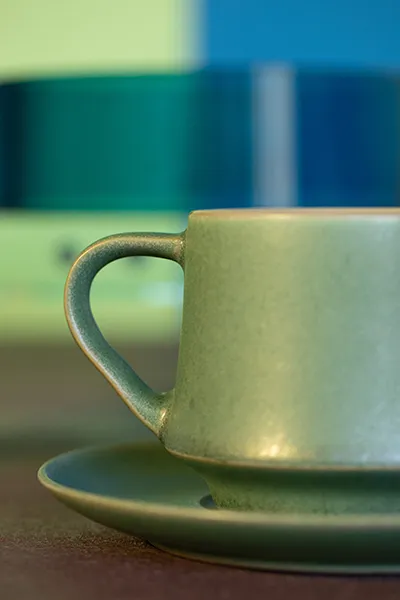 ORIGAMIの「フレアコーヒーカップ」と「フレアコーヒーカップソーサー」