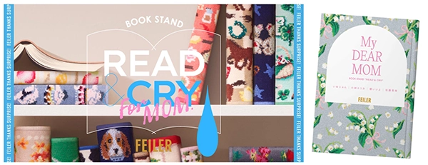 代官山蔦屋書店で開催中の「FEILER -BOOKSTAND- READ & CRY for MOM」