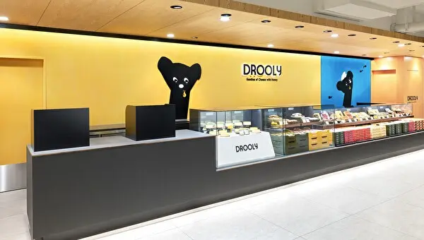 大阪・阪神梅田本店のスイーツブランド「DROOLY」店舗イメージ