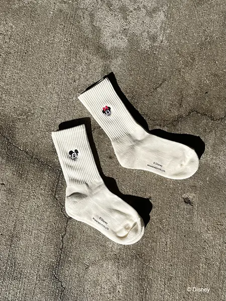 「HTH×Disney」のコラボコレクション「one point socks」