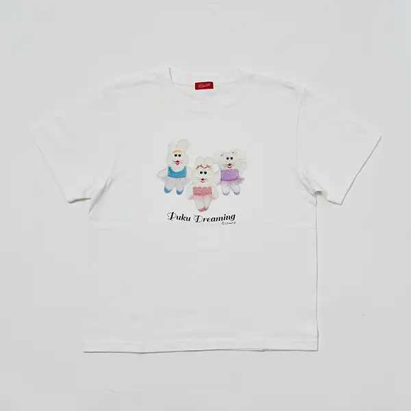 「U by SPICK＆SPAN×Girlside×むにゅ」くじ引きの景品「Puku Dreaming fes 2024 Tシャツ」