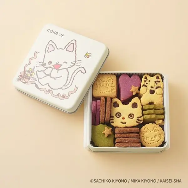 ポップアップストア「名作絵本のクッキー缶セレクション by Cake.jp」で販売される「ノンタンたんじょうびクッキー」